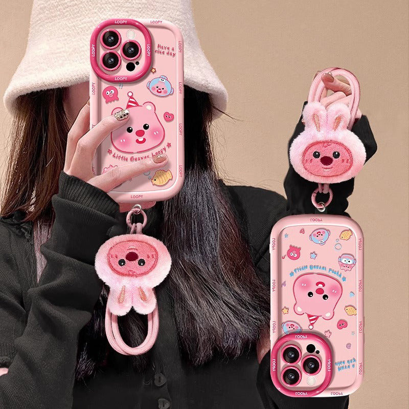 Pink Ruby Doll Phone Case for Apple Devices