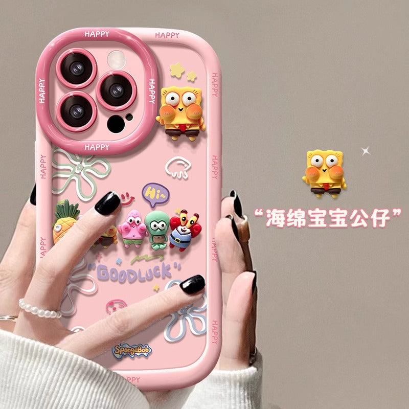 SpongeBob SquarePants doll phone case for Apple