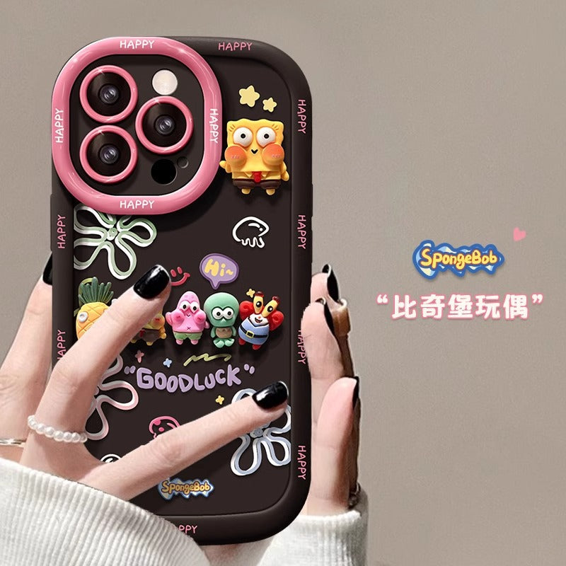 SpongeBob SquarePants doll phone case for Apple