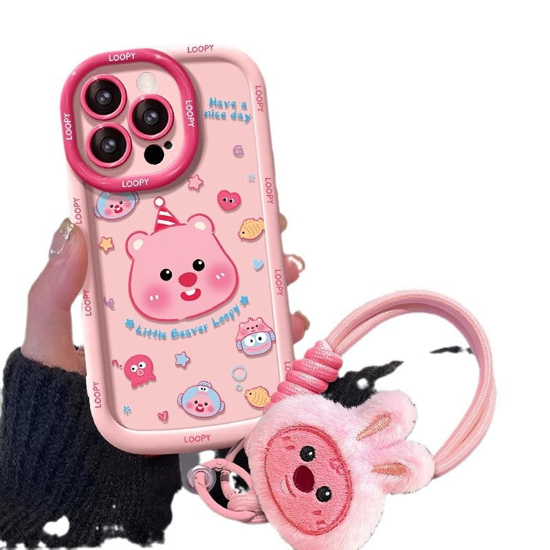 Pink Ruby Doll Phone Case for Apple Devices