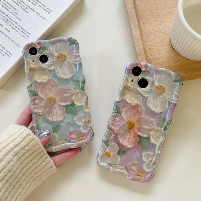 🌸Colorful Retro Oil Painting Print Phone Case