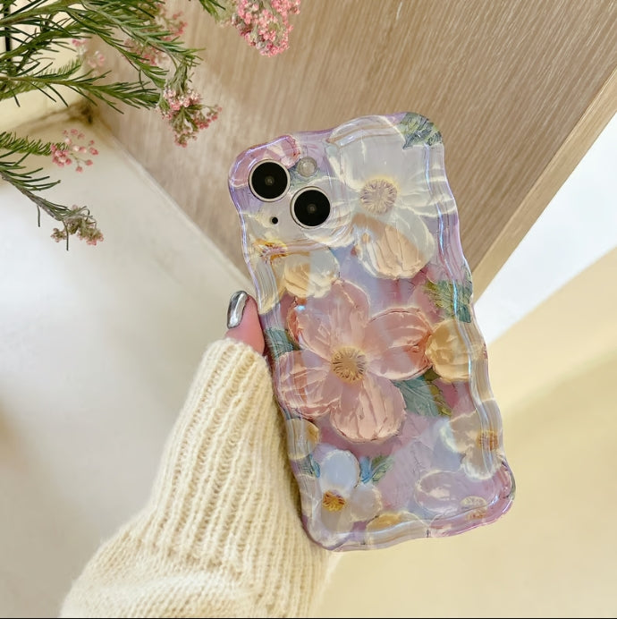 🌸Colorful Retro Oil Painting Print Phone Case