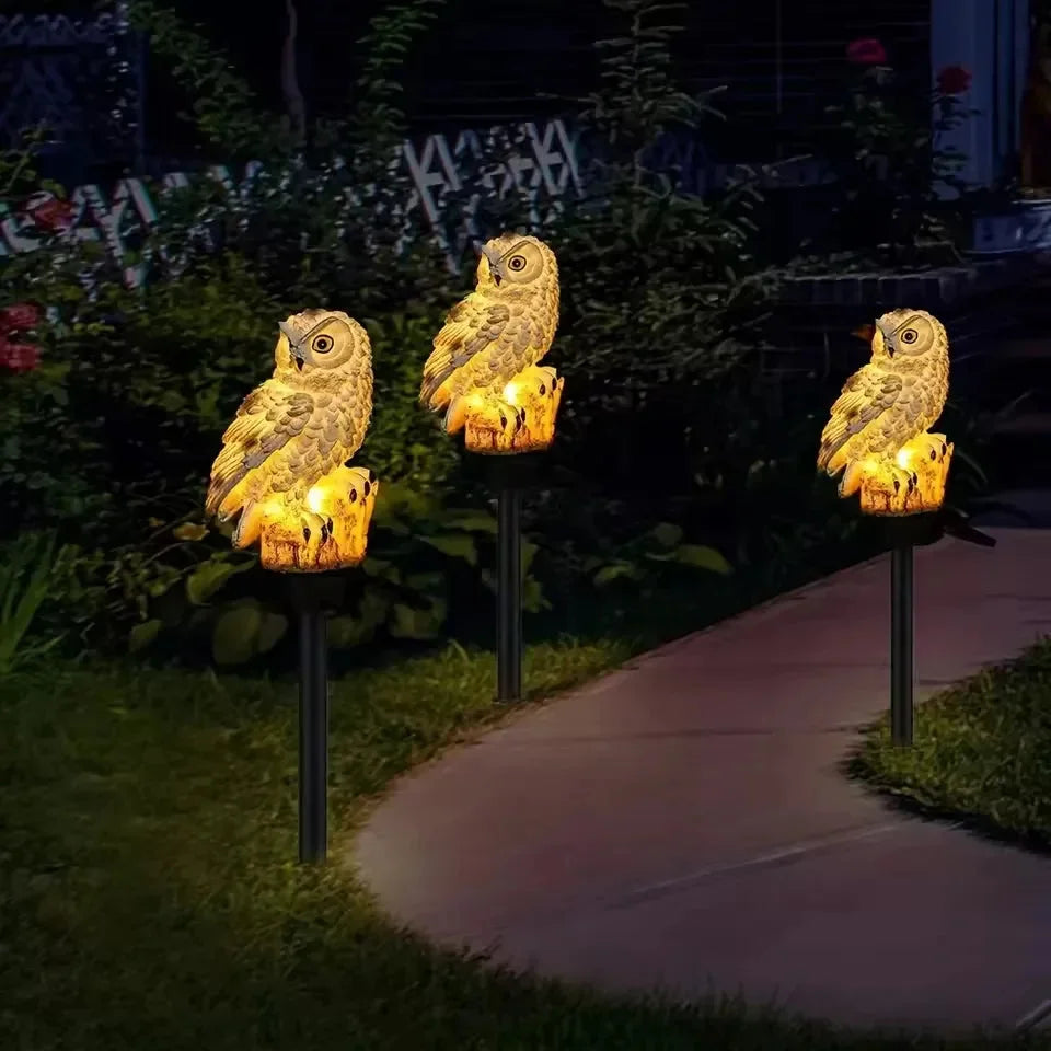 🔥 Holiday Special  50% OFF 🔥 Waterproof Solar Owl Light