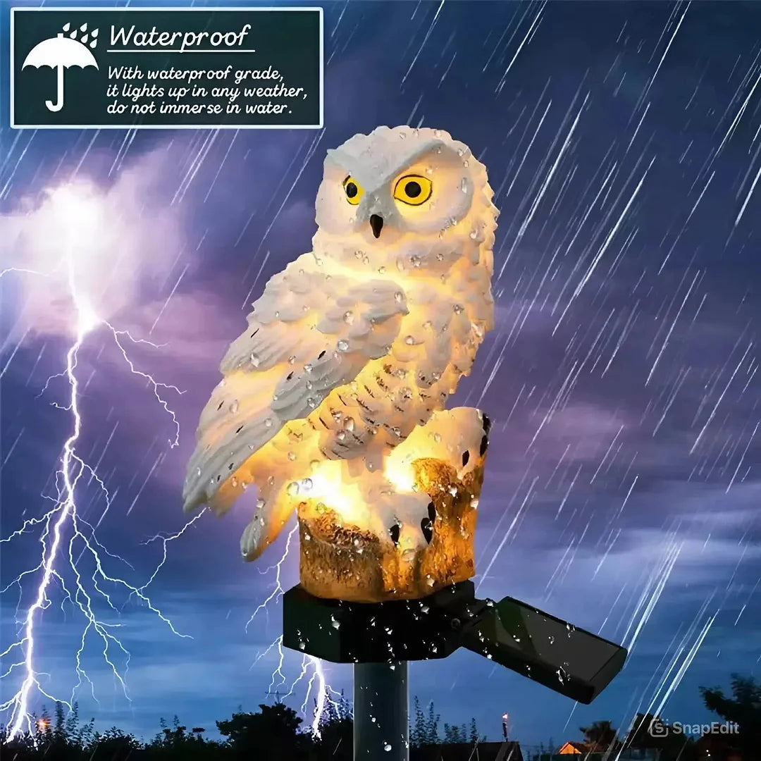 🔥 Holiday Special  50% OFF 🔥 Waterproof Solar Owl Light