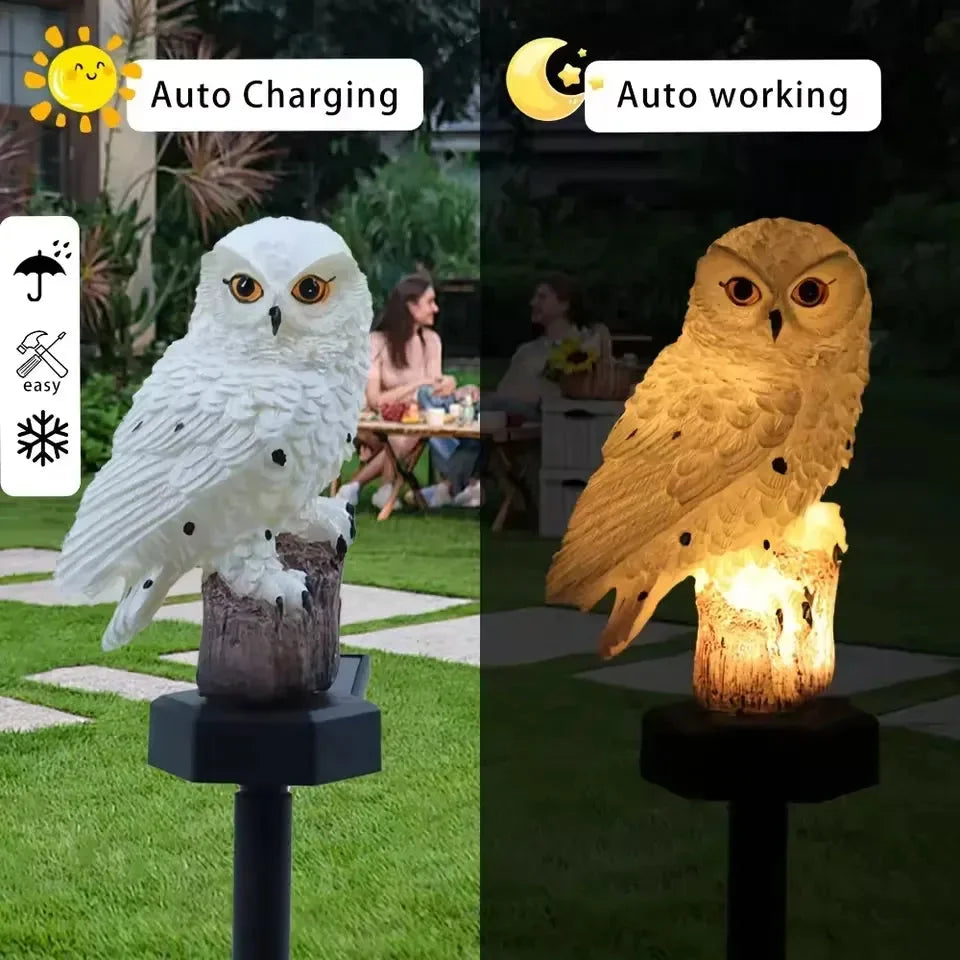 🔥 Holiday Special  50% OFF 🔥 Waterproof Solar Owl Light